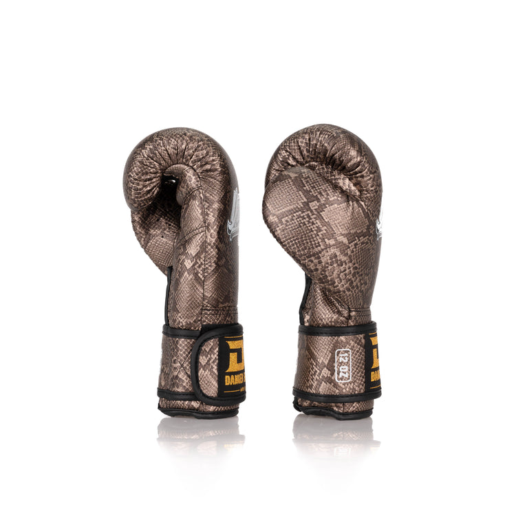 Bronze Danger Equipment Compact Boxing Gloves Army Side