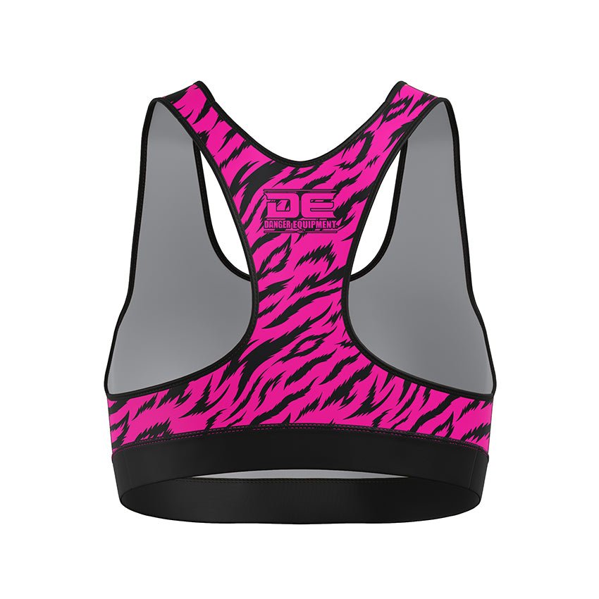 Danger Equipment Women's Hot Pink Sports Bra