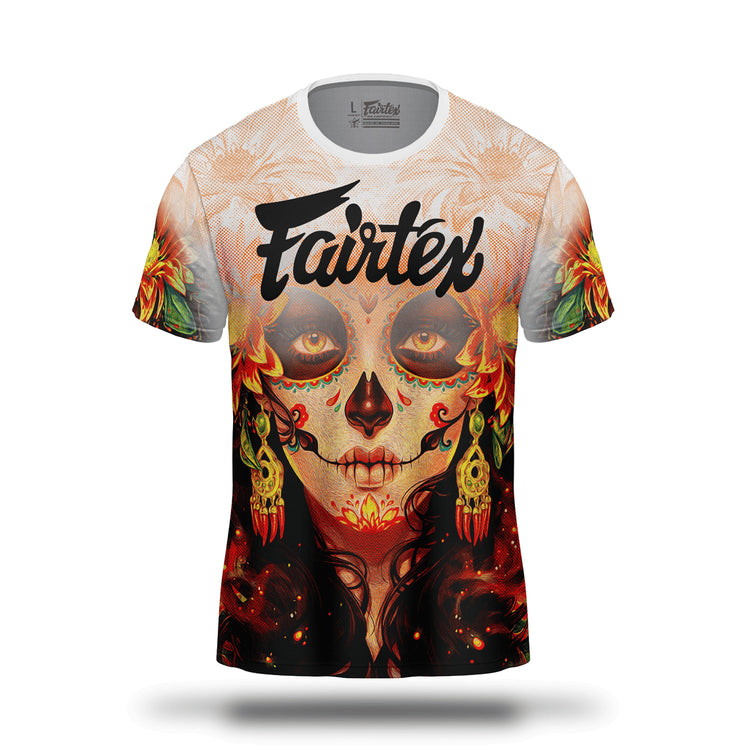 Fairtex Day Of The Dead Stamp T-Shirt - Fight.ShopT-ShirtFairtexWhiteXS