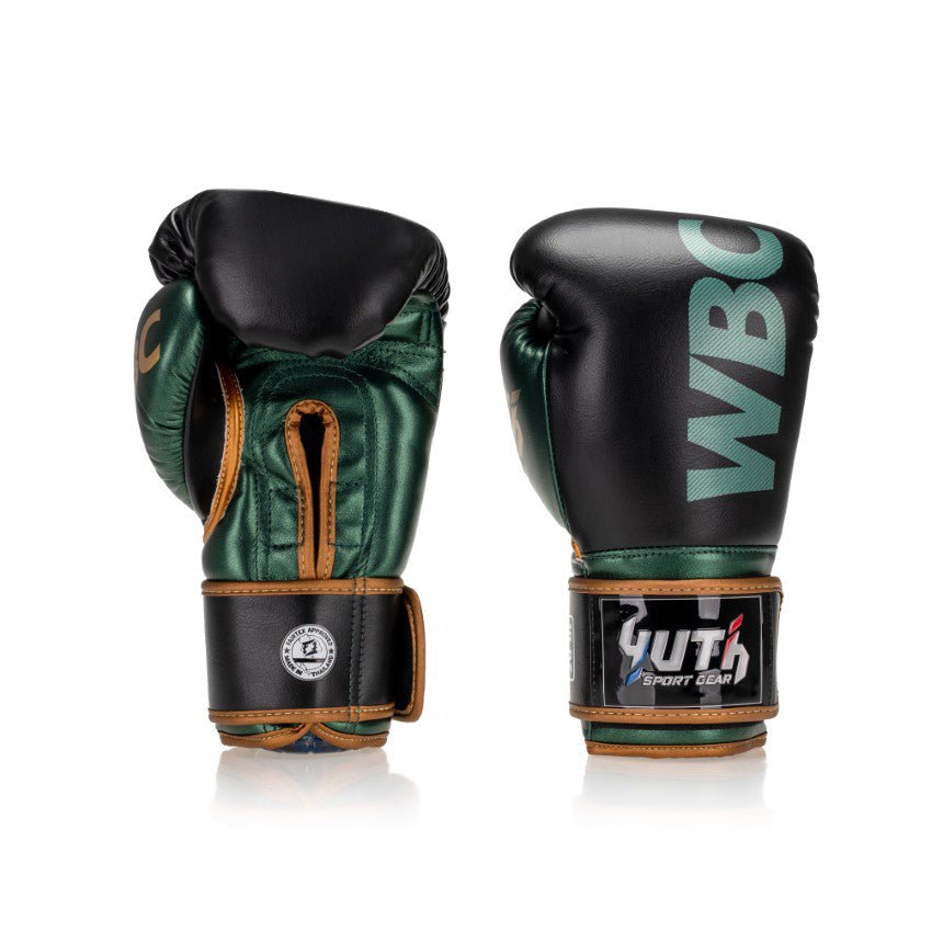 WBC X Yuth Hybrid Competition Boxing Gloves - Fight.ShopBoxing GlovesYuth X WBCBlack/Green8oz