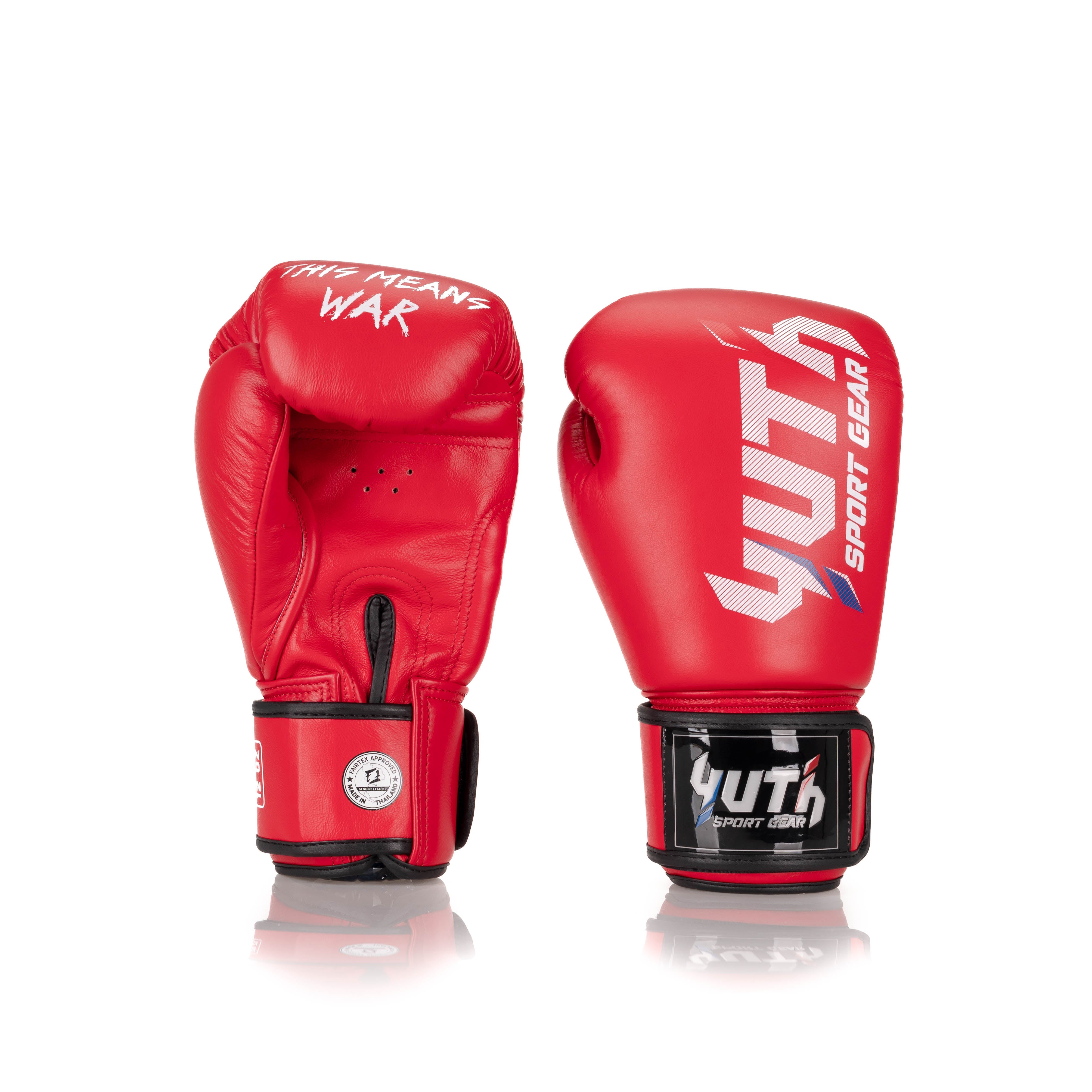 Classic Red  Yuth - Sport Line Boxing Gloves Classic 8oz Back/Front
