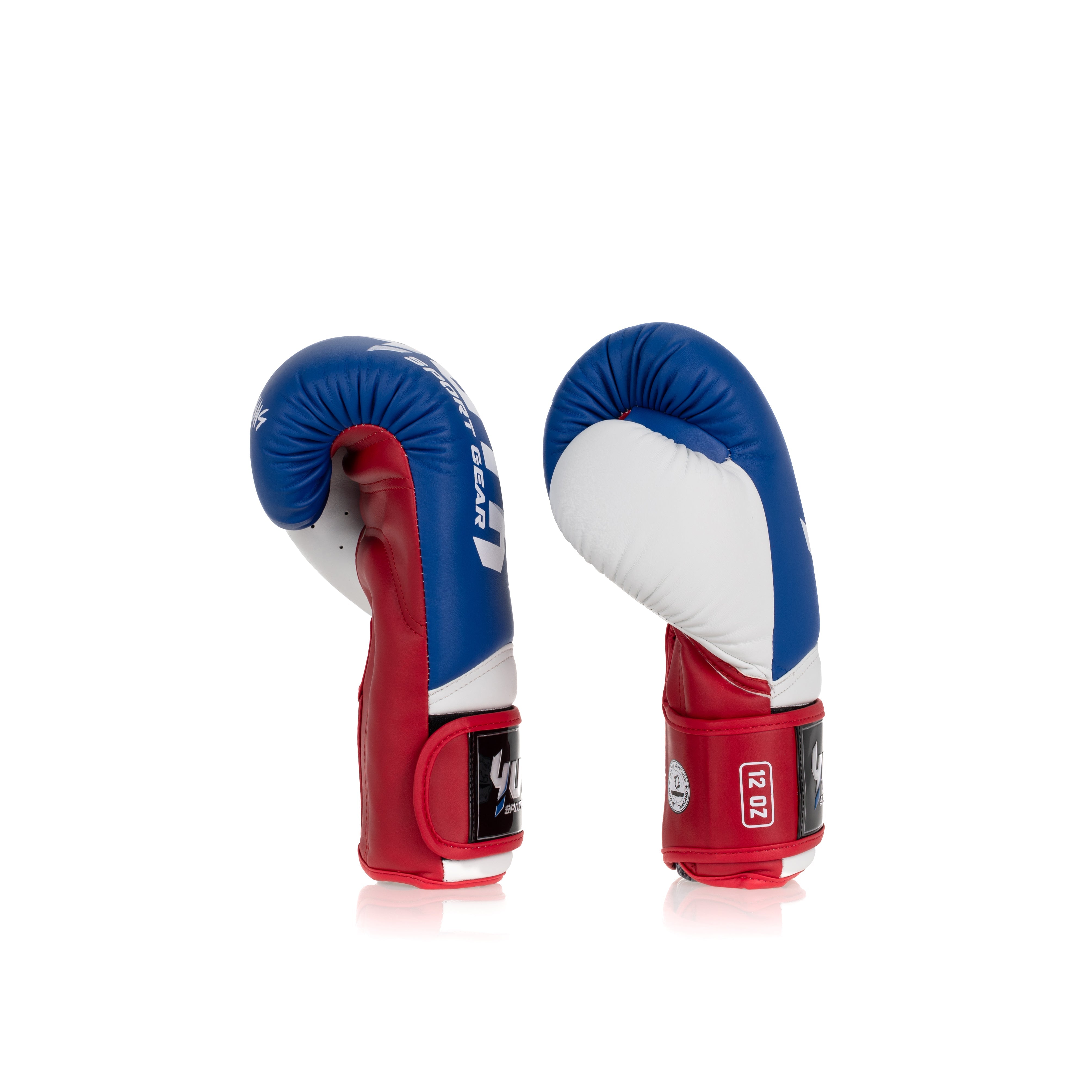 Red/White/Blue Yuth - Supportive Boxing Gloves 8oz Side