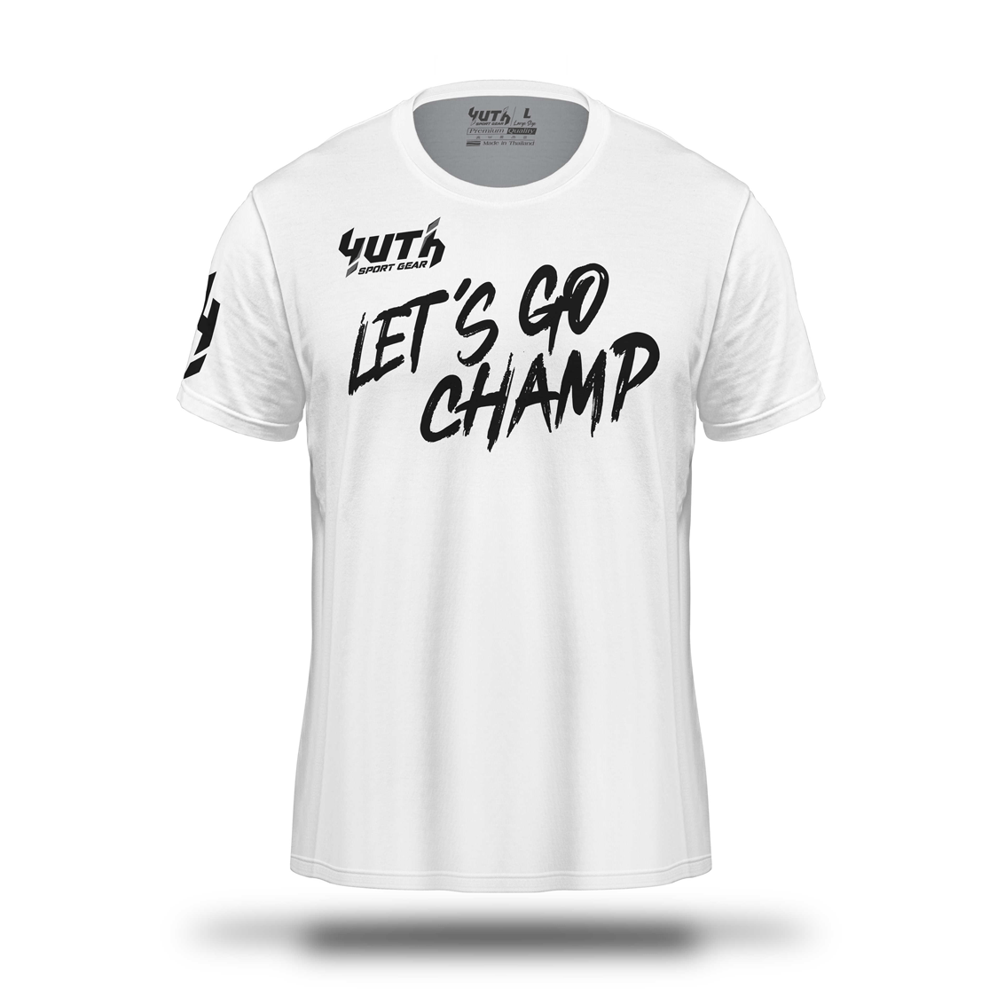 Lets go champ hot sale t shirt