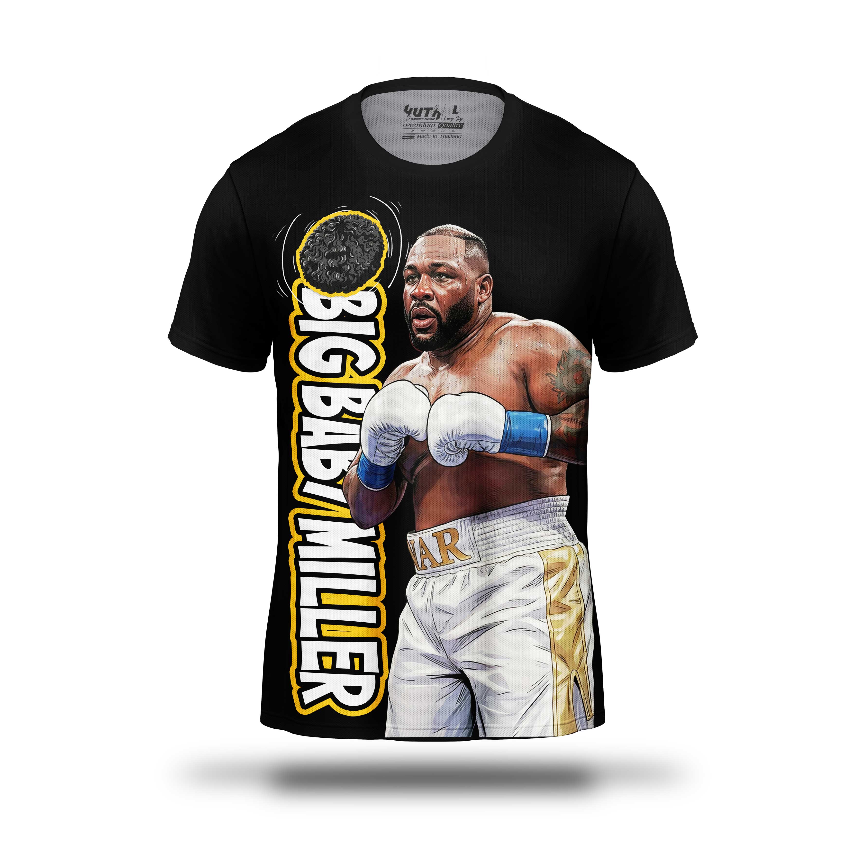 Big Baby Miller Training T-Shirt - Fight.ShopT-ShirtFight.ShopBlackXS