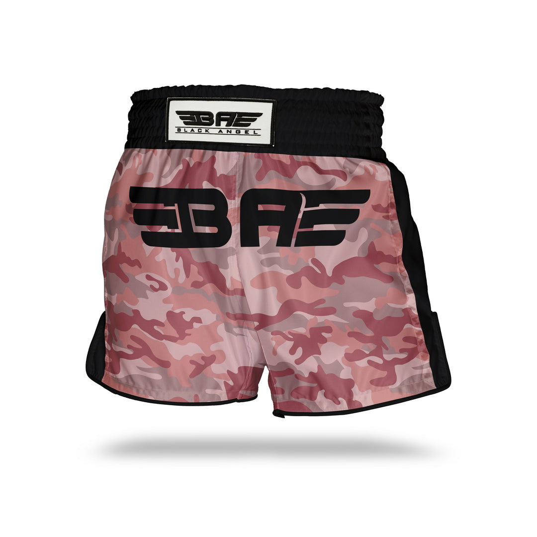Black Angel Camo Muay Thai Shorts - Fight.ShopMuay Thai ShortBlack AngelXS