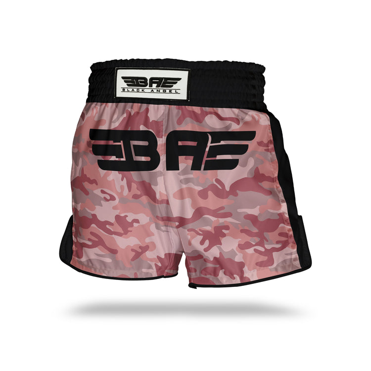Black Angel Camo Muay Thai Shorts - Fight.ShopMuay Thai ShortBlack AngelXS
