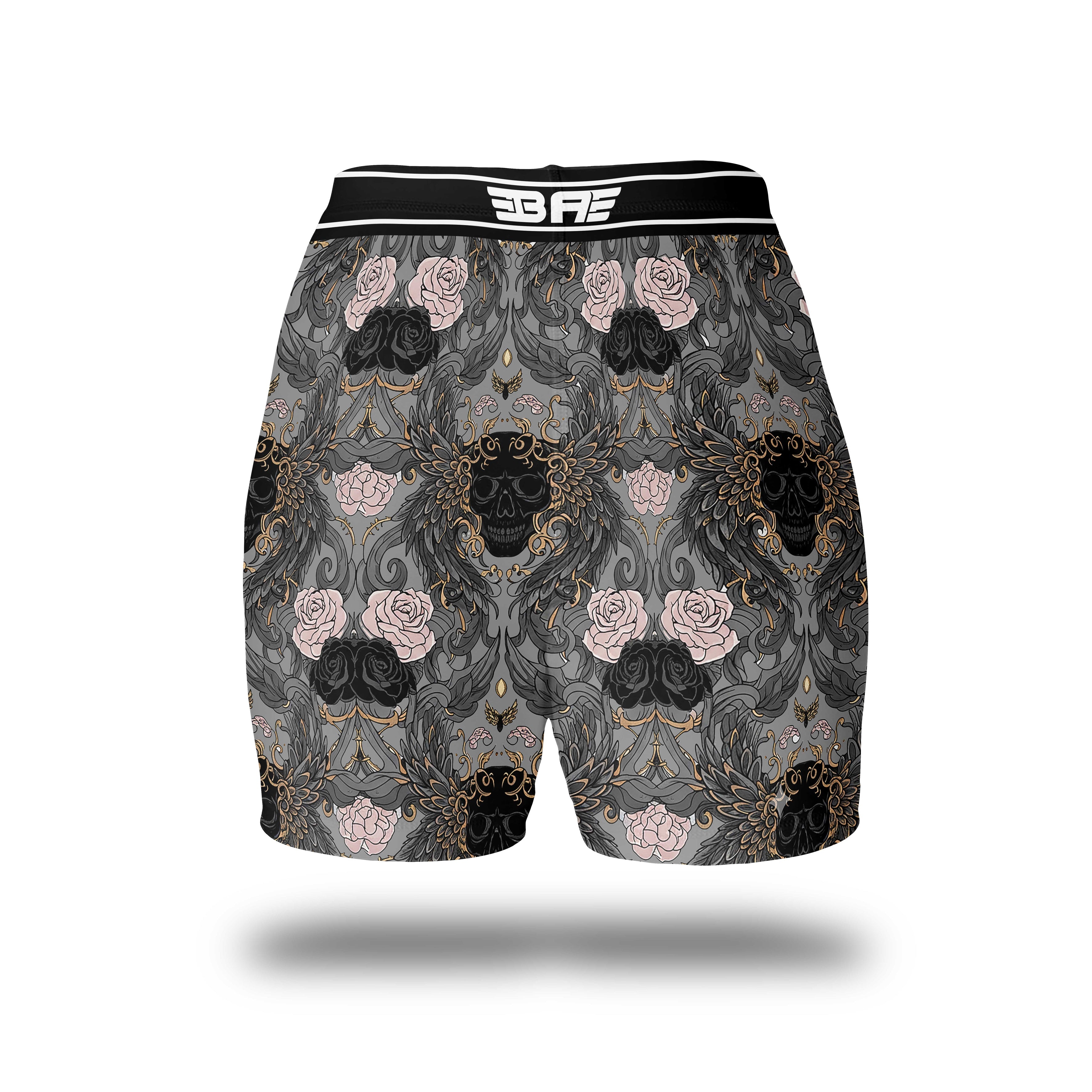 Black Angel Grey Comprssion Shorts - Fight.ShopCompression ShortsBlackangelXS