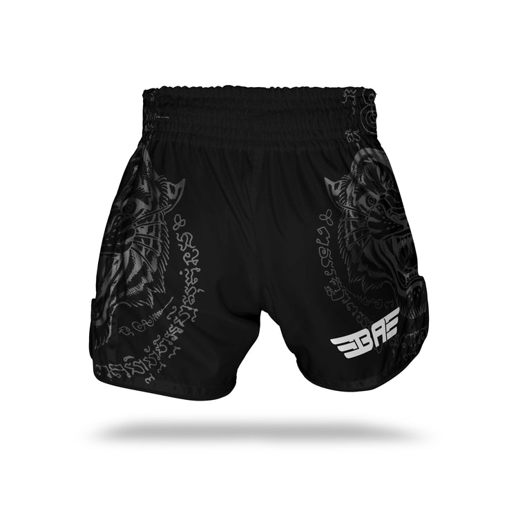 Black Angel Sak Yant Muay Thai Shorts - Fight.ShopMuay Thai ShortBlack AngelXS