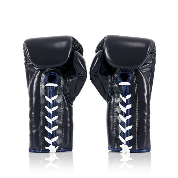 Fairtex BGL6 Pro Laced Competition Gloves - Locked Thumb (Leather) - Fight.ShopBoxing GlovesFairtexBlue10oz