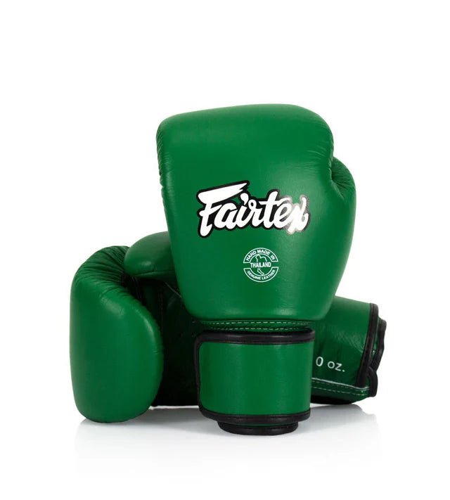 Fairtex BGV16 Leather Muay Thai Boxing Gloves - Fight.ShopBoxing GlovesFairtexGreen10oz