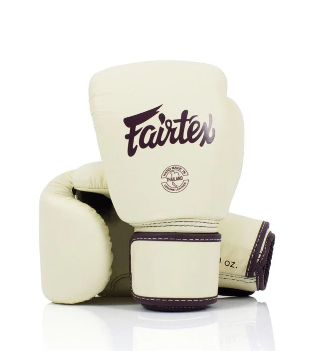 Fairtex BGV16 Leather Muay Thai Boxing Gloves - Fight.ShopBoxing GlovesFairtexKhaki10oz