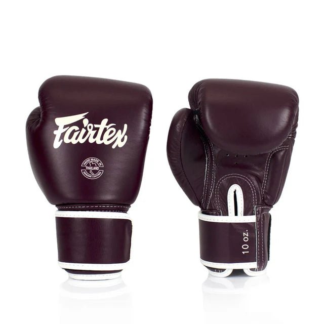 Fairtex BGV16 Leather Muay Thai Boxing Gloves - Fight.ShopBoxing GlovesFairtexMaroon10oz