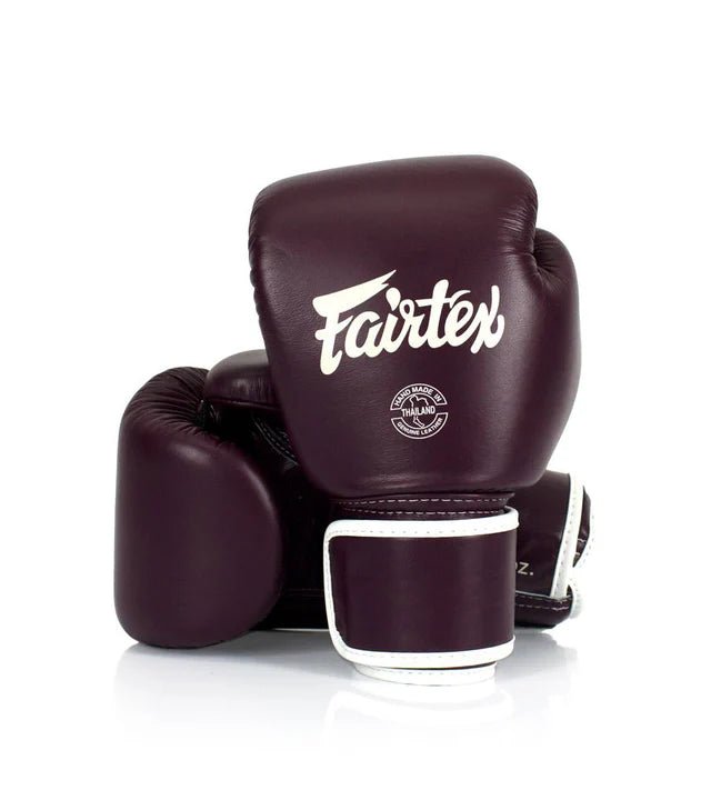 Fairtex BGV16 Leather Muay Thai Boxing Gloves - Fight.ShopBoxing GlovesFairtexMaroon10oz