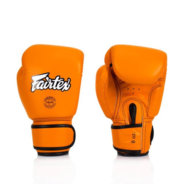 Fairtex BGV16 Leather Muay Thai Boxing Gloves - Fight.ShopBoxing GlovesFairtexOrange10oz