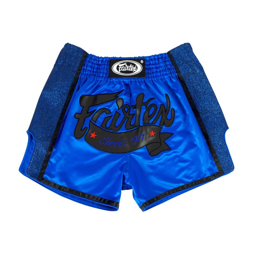 Fairtex BS1702 Blue Slim Cut Muay Thai Boxing Short - Fight.ShopMuay Thai ShortFairtexXS