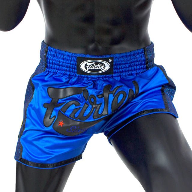 Fairtex BS1702 Blue Slim Cut Muay Thai Boxing Short - Fight.ShopMuay Thai ShortFairtexXS