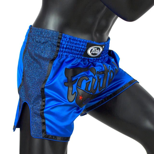 Fairtex BS1702 Blue Slim Cut Muay Thai Boxing Short - Fight.ShopMuay Thai ShortFairtexXS