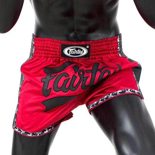 Fairtex BS1703 Red Slim Cut Muay Thai Boxing Short - Fight.ShopMuay Thai ShortFairtexXS