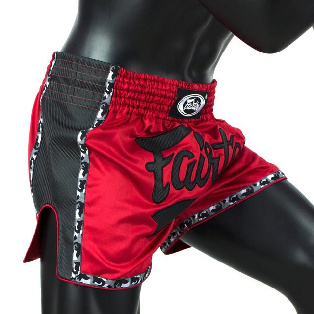 Fairtex BS1703 Red Slim Cut Muay Thai Boxing Short - Fight.ShopMuay Thai ShortFairtexXS