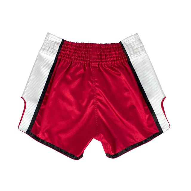 Fairtex BS1704 Red/White Slim Cut Muay Thai Boxing Short - Fight.ShopFairtexXS