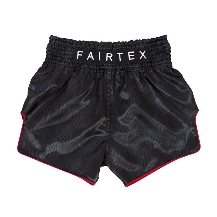 Fairtex BS1901 Stealth Black Slim Cut Muay Thai Boxing Short - Fight.ShopMuay Thai ShortFairtexXS