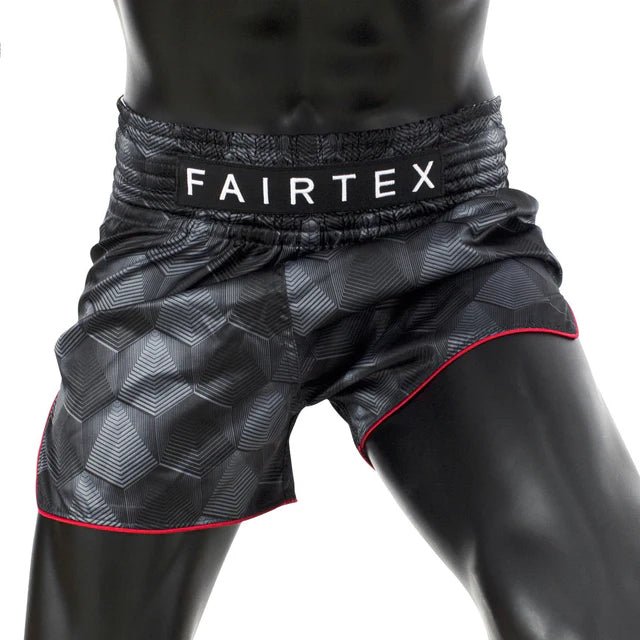 Fairtex BS1901 Stealth Black Slim Cut Muay Thai Boxing Short - Fight.ShopMuay Thai ShortFairtexXS