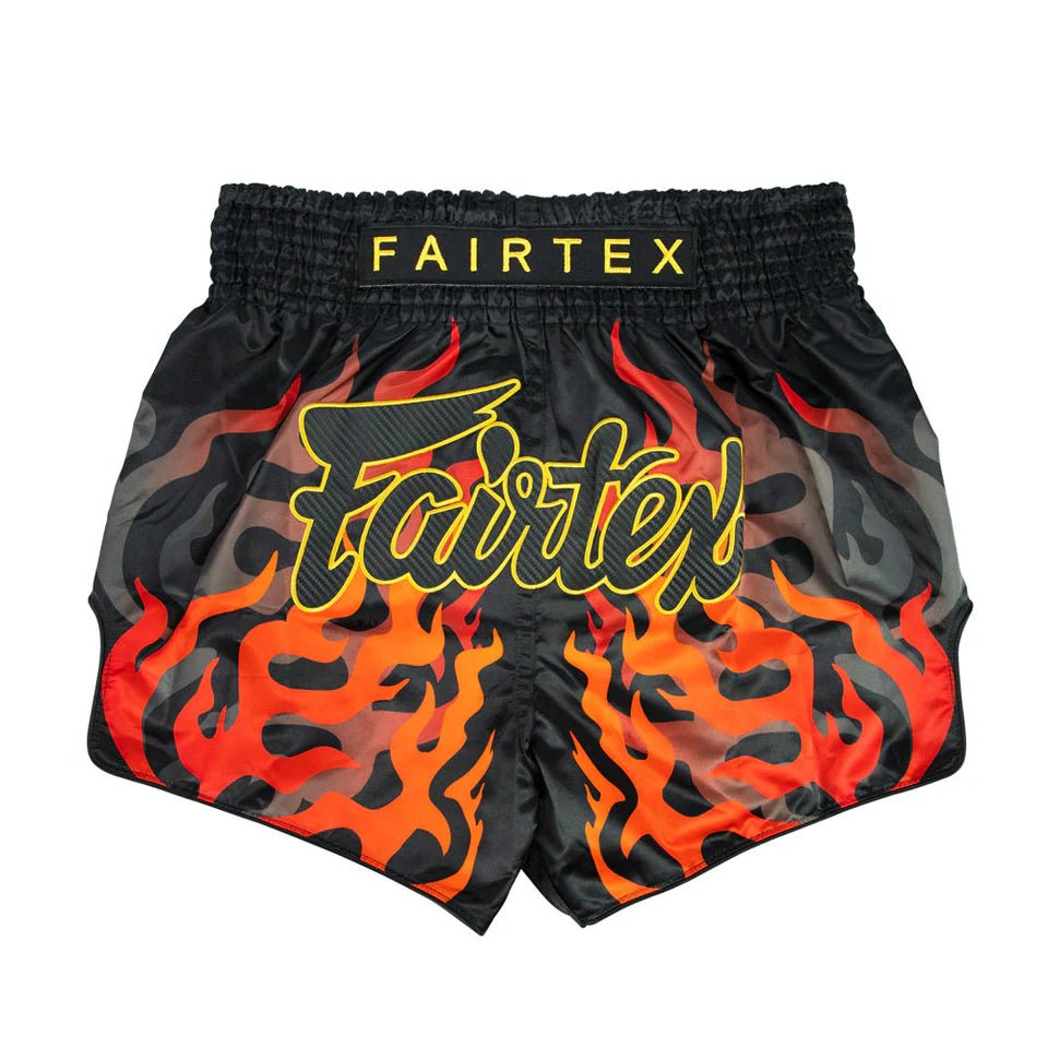 Fairtex BS1921 Black Volcano Muay Thai Boxing Short - Fight.ShopMuay Thai ShortFairtexXS