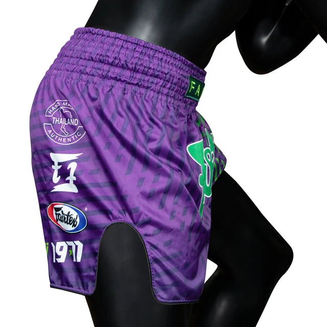 Fairtex BS1922 Racer Purple Muay Thai Boxing Shorts - Fight.ShopMuay Thai ShortFairtexXS