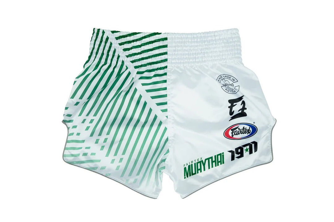 Fairtex BS1923 Racer White Muay Thai Shorts - Fight.ShopMuay Thai ShortFairtexXS