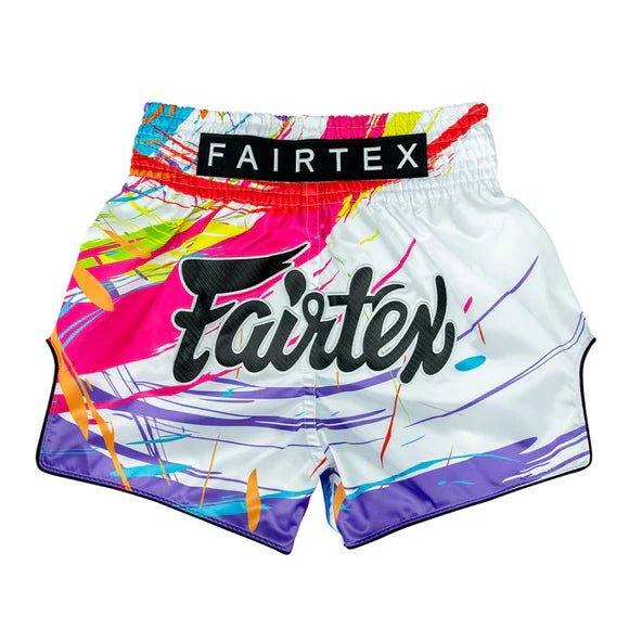 Fairtex BS1933 World Music White New Muay Thai Shorts - Fight.ShopMuay Thai ShortFairtexXS