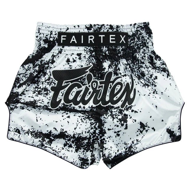 Fairtex BS1948 Grunge White Muay Thai Shorts - Fight.ShopMuay Thai ShortFairtexXS