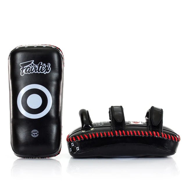 Fairtex KPLS2 Superior Kickboxing Curved Kick Pads - Cowhide Leather - Fight.ShopThai PadFairtex