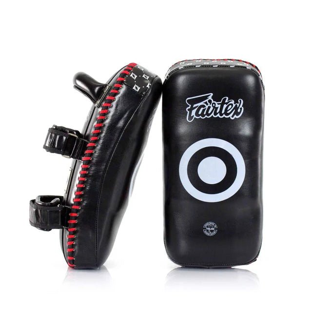 Fairtex KPLS2 Superior Kickboxing Curved Kick Pads - Cowhide Leather - Fight.ShopThai PadFairtex