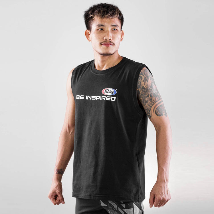 Fairtex MTT - 35 Sleeveless - Be Inspired - Fight.ShopJerseyFairtexBlackXS