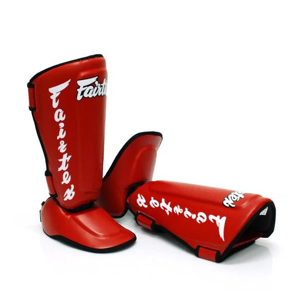 Fairtex SP7 Detachable Muay Thai Shin Guard - Fight.ShopShinguardFairtexRedS