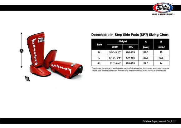 Fairtex SP7 Detachable Muay Thai Shin Guard - Fight.ShopShinguardFairtexYellowS