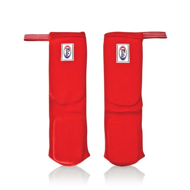 Fairtex SPE1 Fabric Padded Shinguards - Fight.ShopShinguardFairtexRed