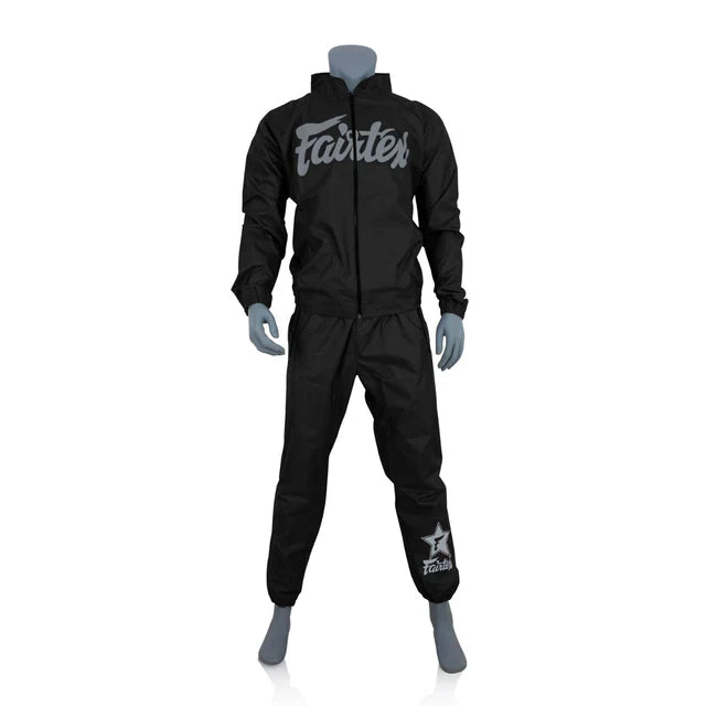 Fairtex VS3 Vinyl Sweat Suit - Fight.ShopSweat SuitFairtexBlack/GreyS