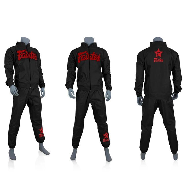 Fairtex VS3 Vinyl Sweat Suit - Fight.ShopSweat SuitFairtexBlack/RedS