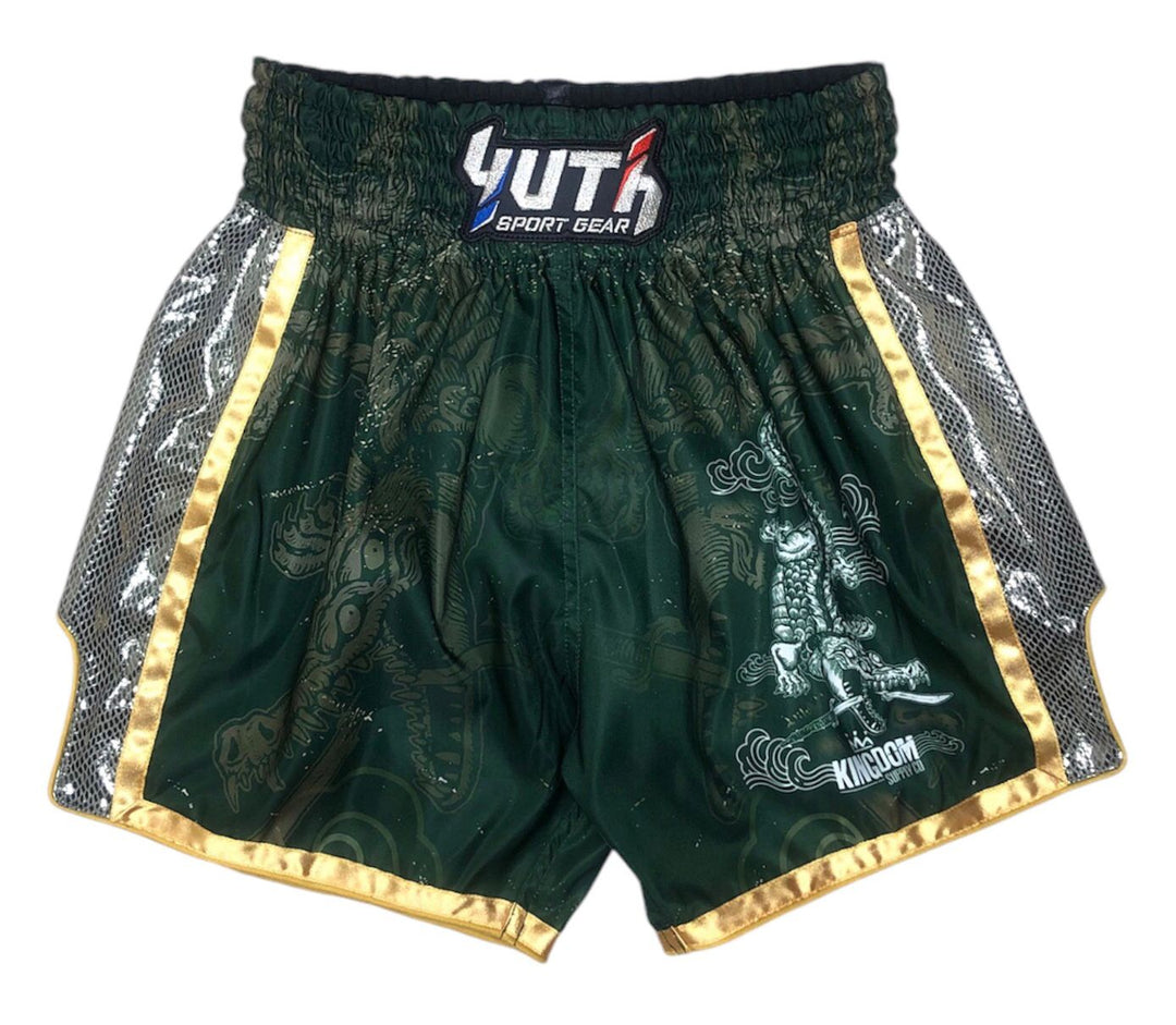 Kingdom Muay Thai Short - Fight.ShopMuay Thai ShortKingdom Muay ThaiGreen