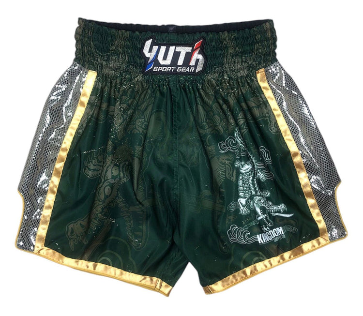 Kingdom Muay Thai Short - Fight.ShopMuay Thai ShortKingdom Muay ThaiGreen