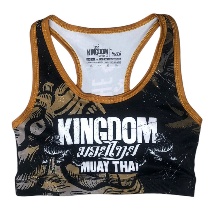 Kingdom Muay Thai Sports Bra - Fight.ShopSports braKingdom Muay ThaiBlack