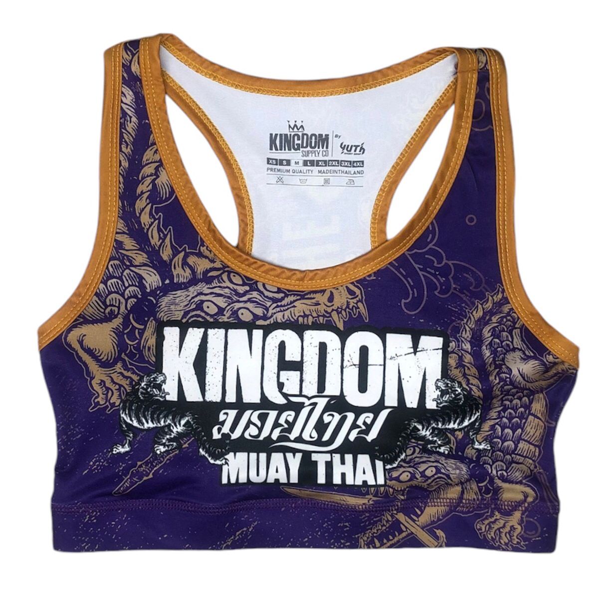 Kingdom Muay Thai Sports Bra - Fight.ShopSports braKingdom Muay ThaiPurple