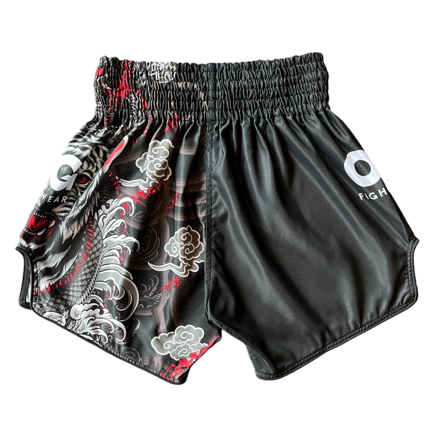 OG Fightwear Muay Thai Black Tiger Shorts - Fight.ShopMuay Thai ShortOG FightwearS