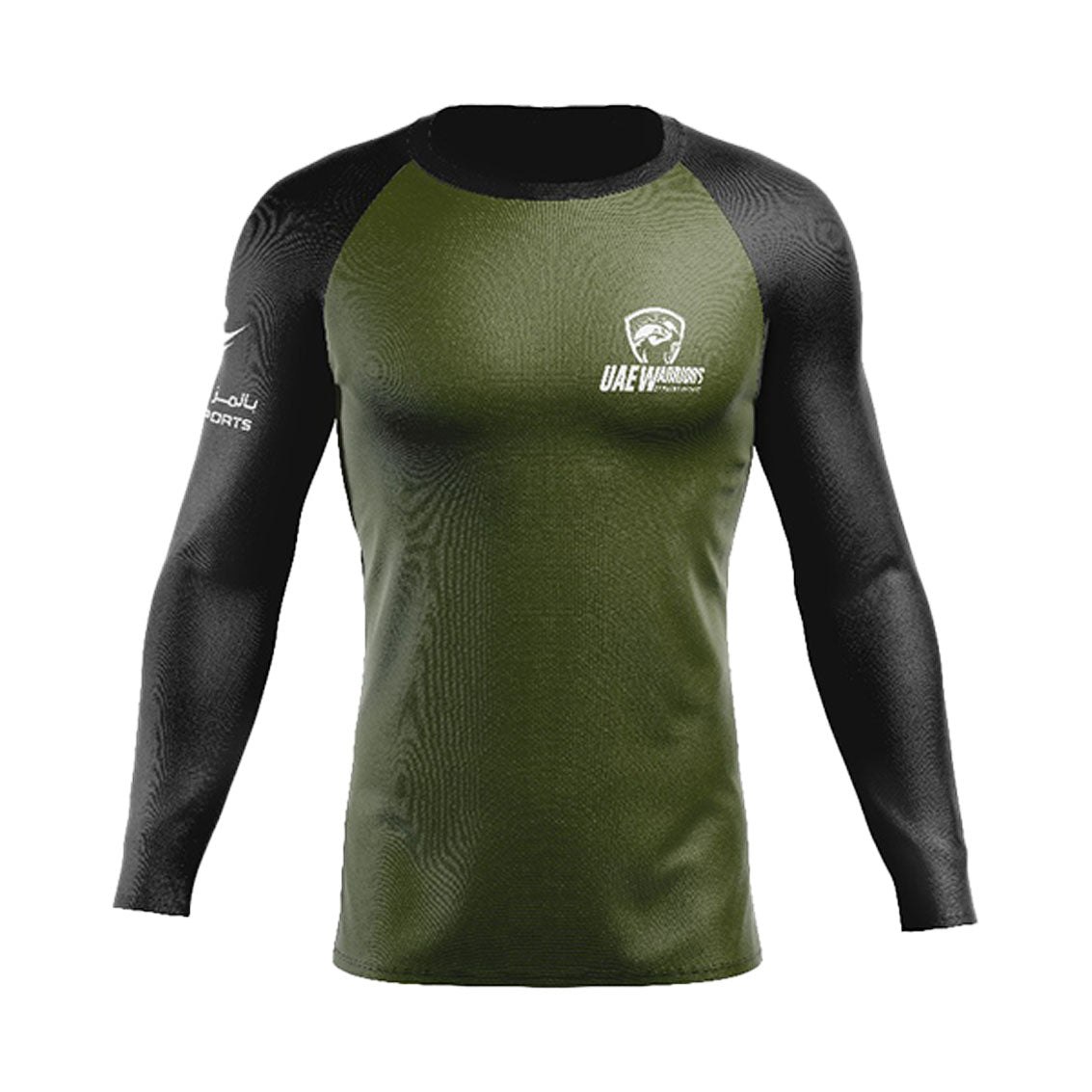 UAE Warriors Long Sleeves Rashguard - Fight.ShopRashguardUAE WarriorsGreenXS