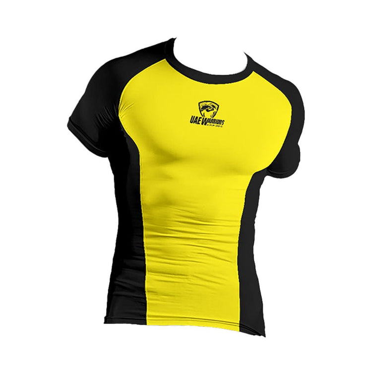 UAE Warriors Short Sleeves Rashguard - Fight.ShopRashguardUAE WarriorsYellowXS