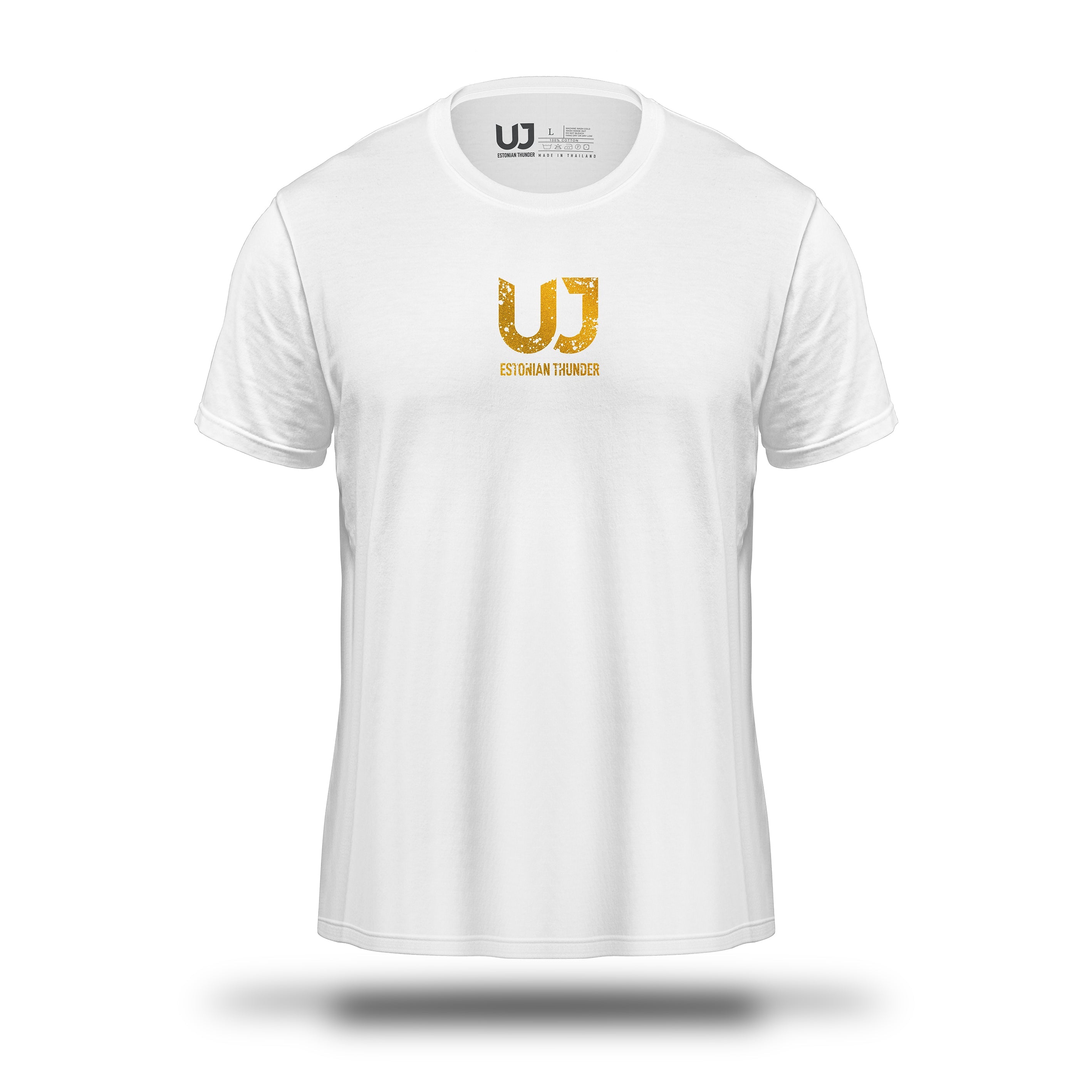 UJ Gold Logo T-Shirt - Fight.ShopT-ShirtUJWhiteXS
