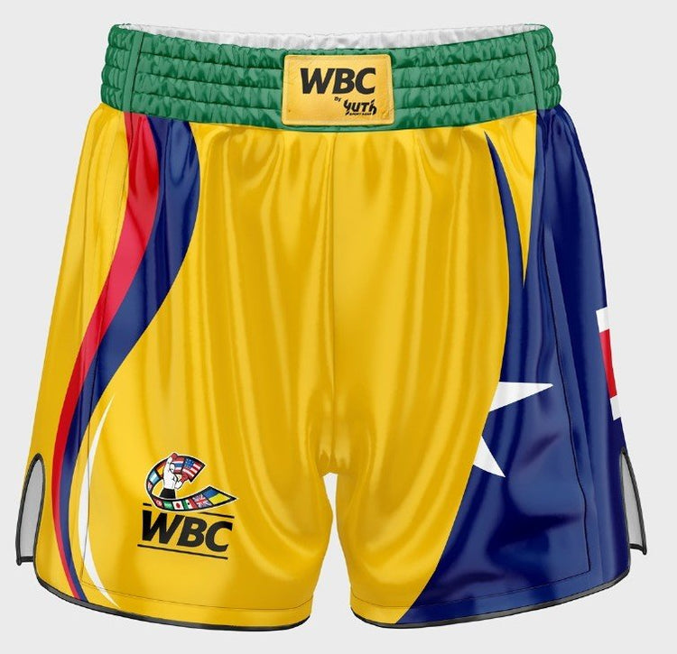 WBC Boxing Nation Shorts - Fight.ShopBoxing shortYuth X WBC BoxingAustraliaXS