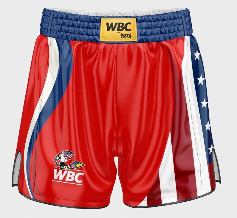 WBC Boxing Nation Shorts - Fight.ShopBoxing shortYuth X WBC BoxingUSAXS