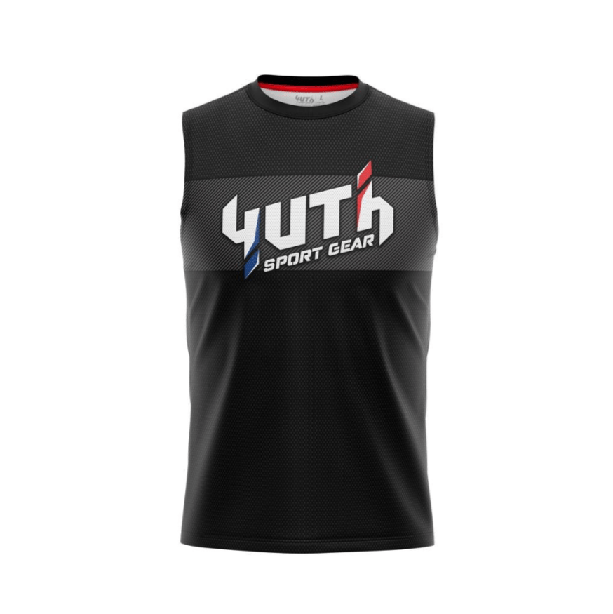 Yuth Men's Chest Sleeveless Shirt - Fight.ShopJerseyYuthBlackXS
